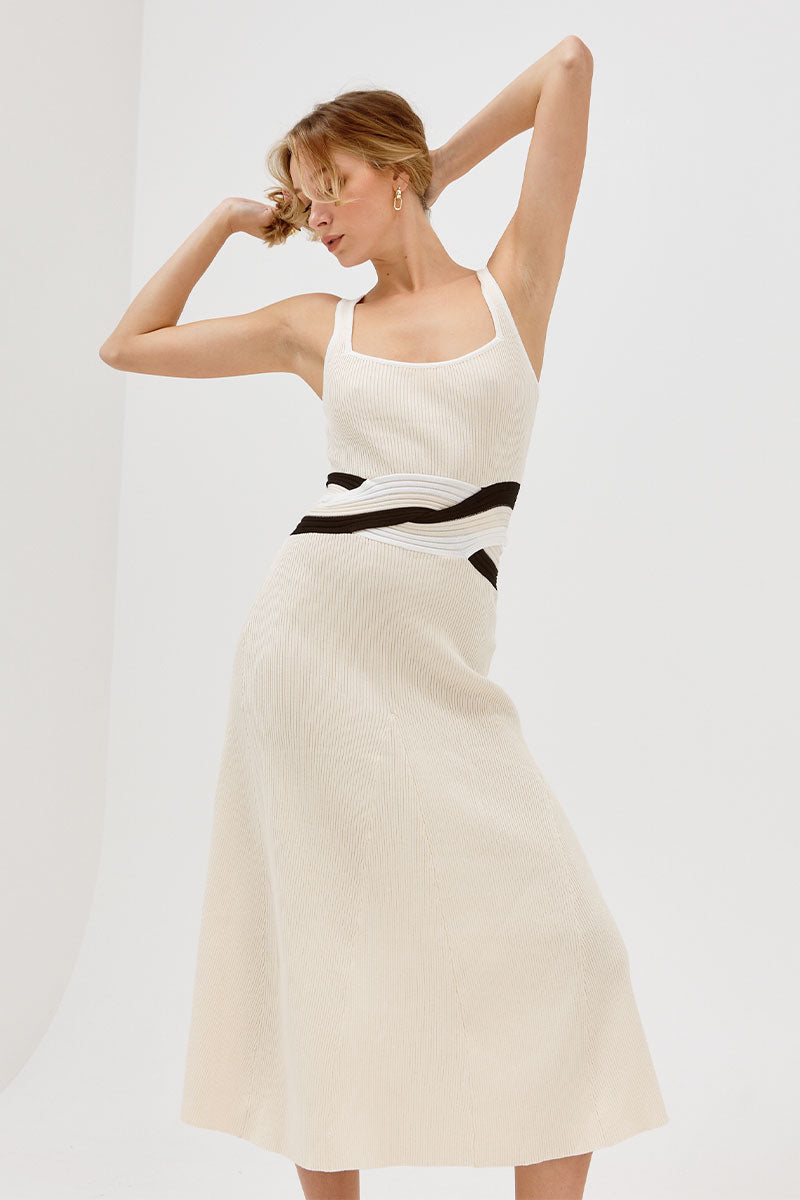 Sovere Studio women's Clothing Sydney White dress