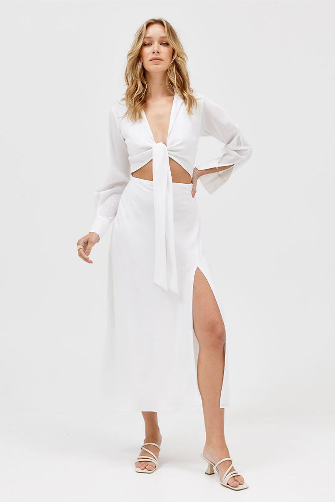 
                  
                    Sovere Studio women's Clothing Sydney White Dress
                  
                