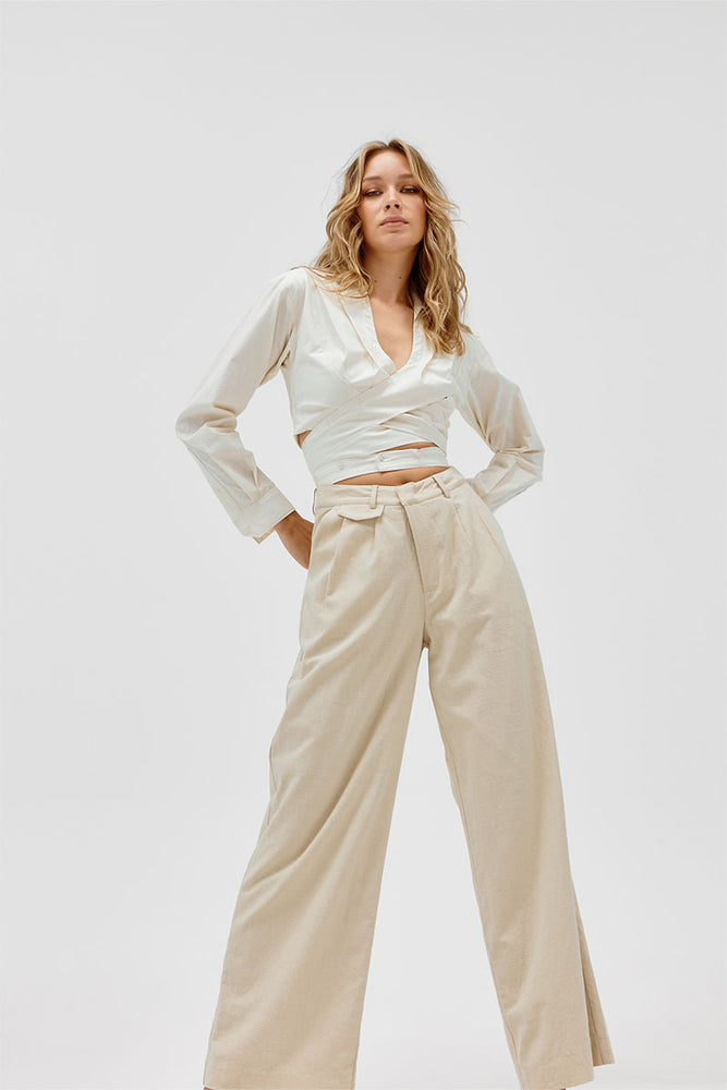 Sovere Studio women's Clothing Sydney Refresh Pant Beige