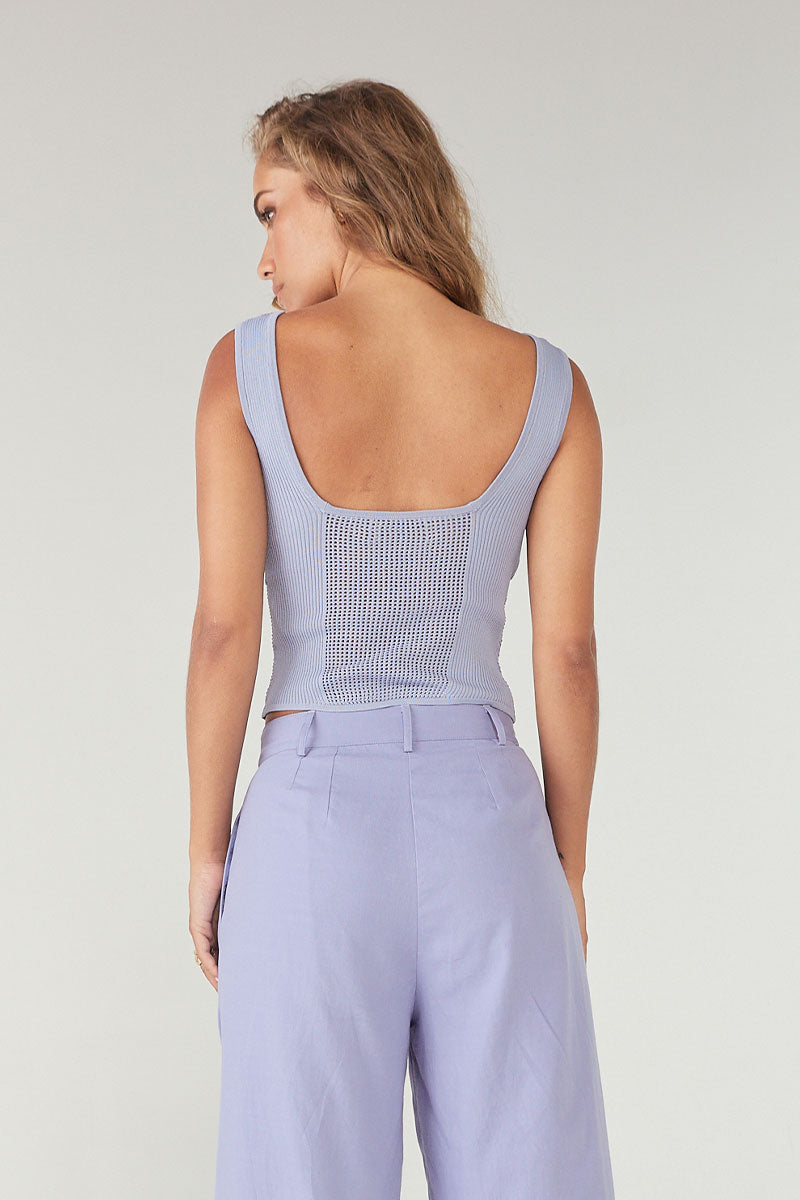 
                  
                    INTREPID KNIT TOP - BLUE ICE
                  
                