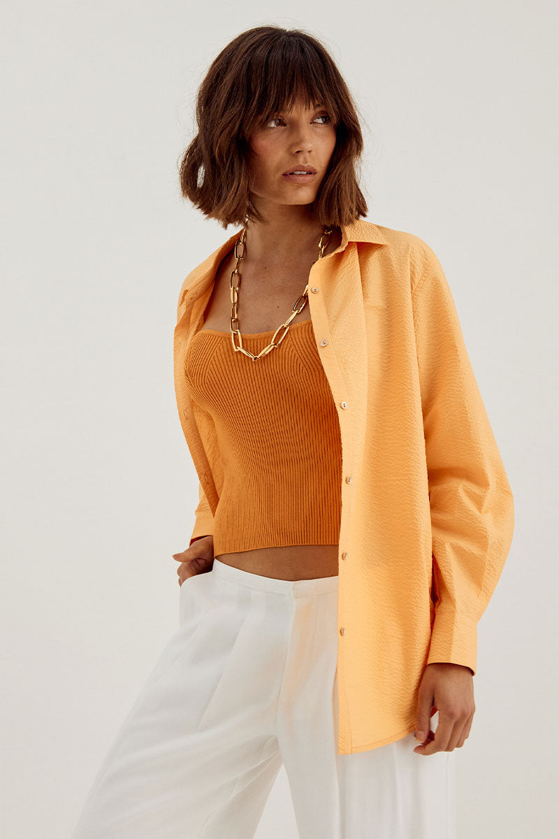 
                  
                    Sovere Studio Women's Clothing Sydney Pixie Shirt Orange
                  
                