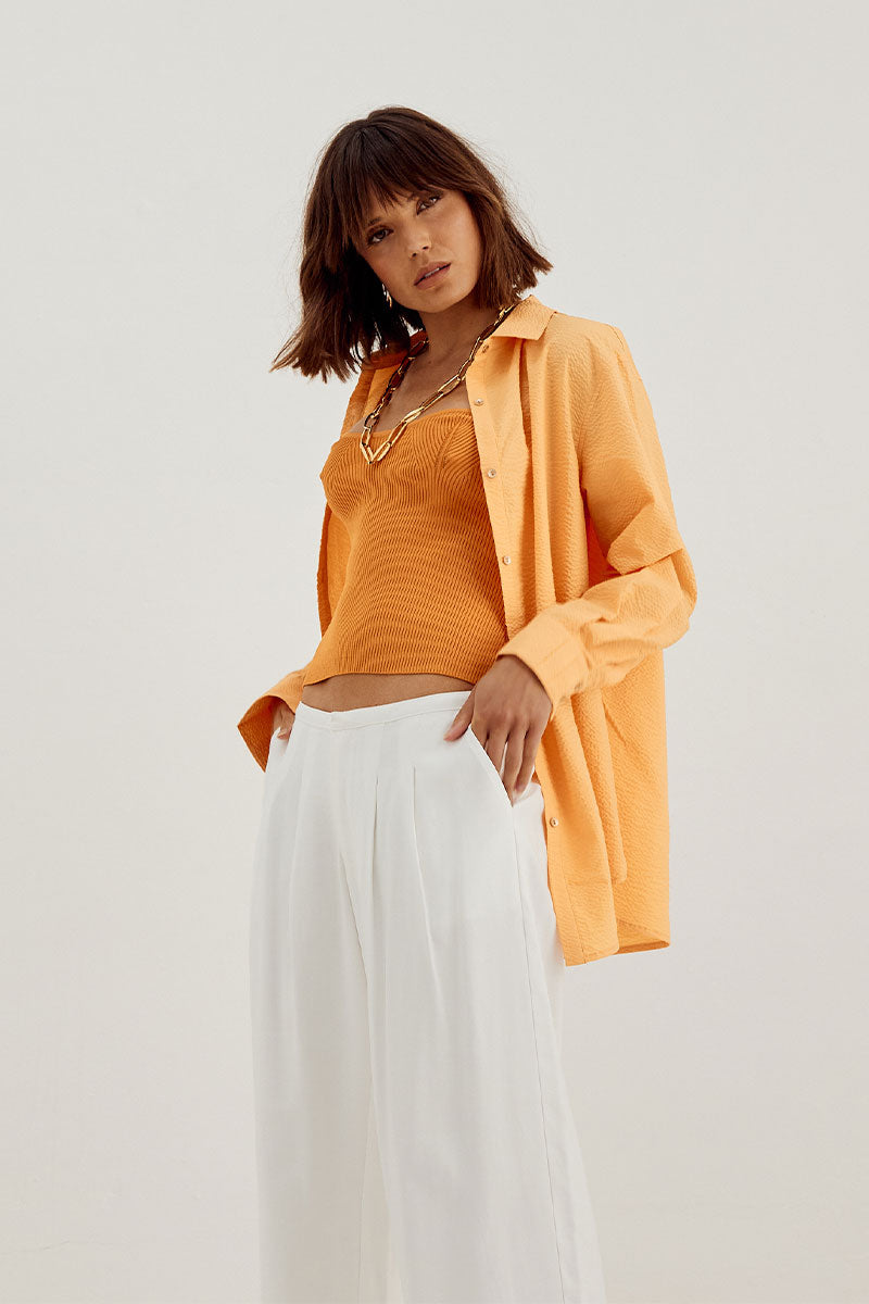 
                  
                    Sovere Studio Women's Clothing Sydney Pixie Shirt Orange
                  
                