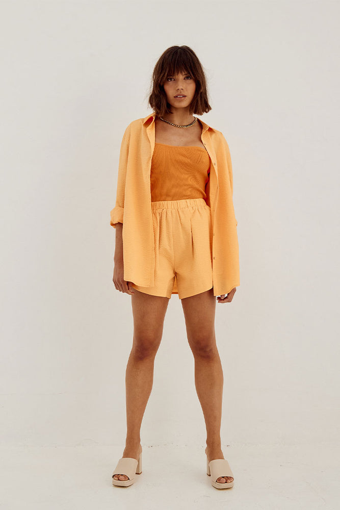 Sovere Studio women's Clothing Sydney Pixie Short Orange