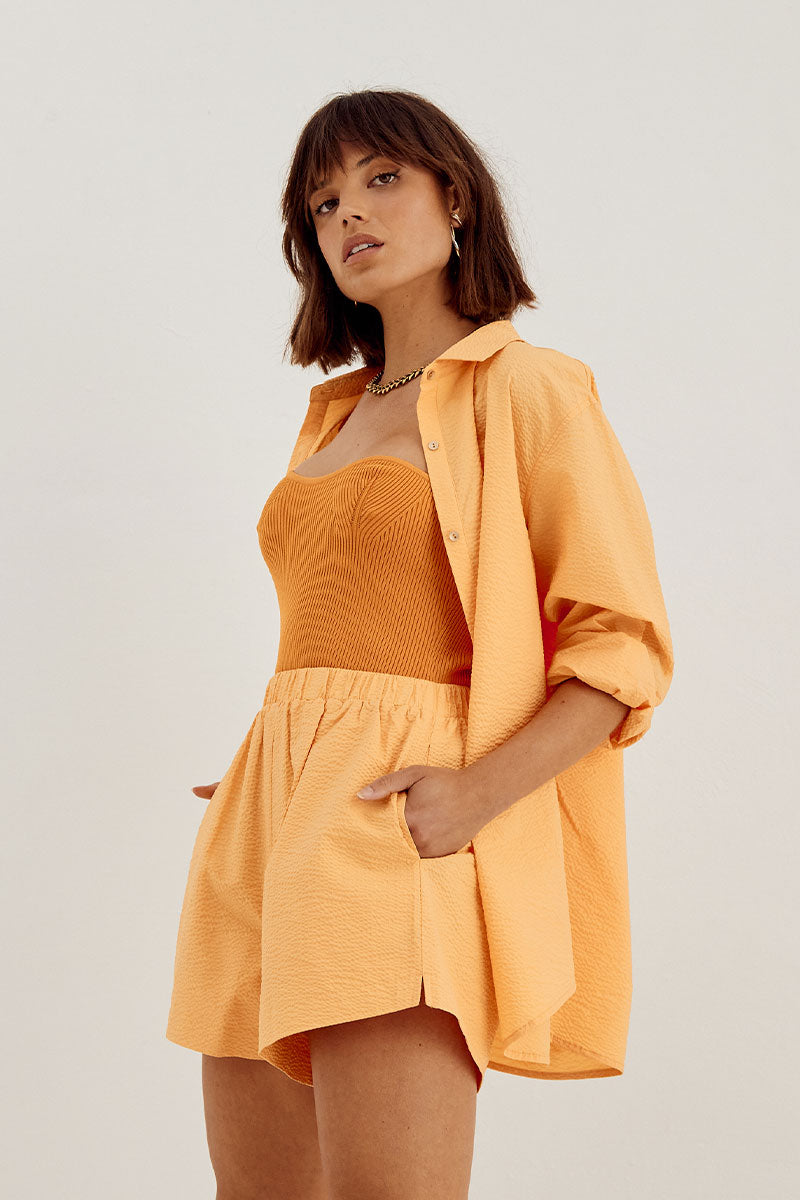 
                  
                    Sovere Studio women's Clothing Sydney Pixie Short Orange 
                  
                